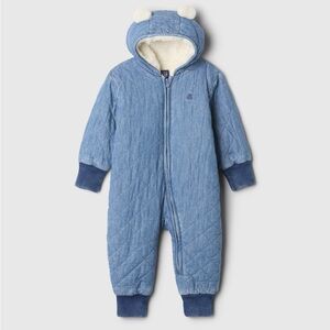 Baby Gap Quilted Chambray One Piece